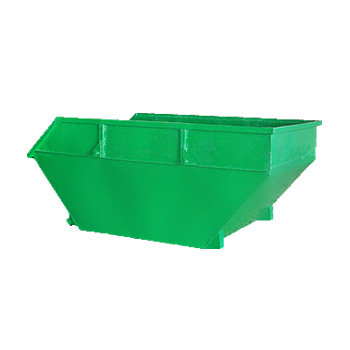 Бункер для мусора 8 куб.м. (стенки 2 мм, дно 3 мм) - открытого типа