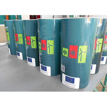 Пластиковый контейнер для использованных отработанных батареек (ВВ)