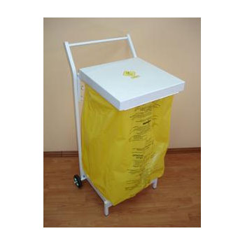 Тележка-стойка для транспортировки медицинских отходов с помощью пакетов