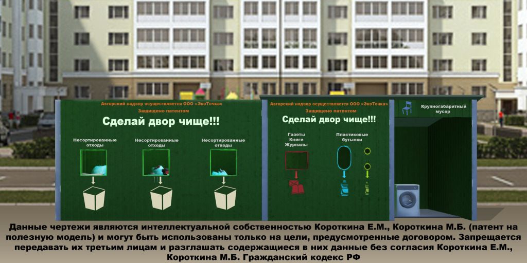 Правила установки мусорных контейнеров