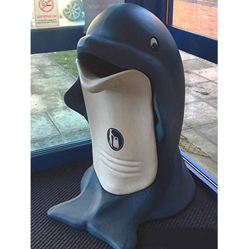 Детская безопасная урна Дельфин Splash
