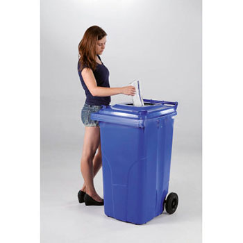 Пластиковые контейнеры для раздельного сбора мусора, 240л.