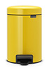 Мусорный бак с педалью для медицинских отходов NewIcon 3л. желтый