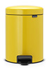 Мусорный бак с педалью для медицинских отходов NewIcon 5л. желтый