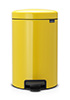Мусорный бак с педалью для медицинских отходов NewIcon 12л. желтый
