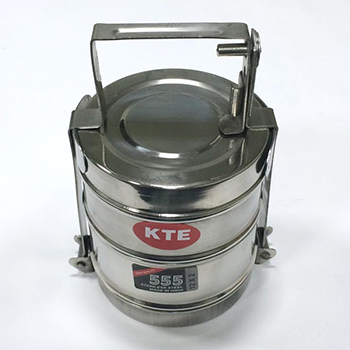 Герметичный контейнер для ртутьсодержащих термометров из нержавеющей стали 1л.