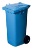 Мусорные контейнеры для отходов пластиковые на 2 колесах, 60-370 литров