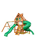 Деревянная детская площадка для дачи Альпинист 2 (Домик)