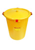 Многоразовый бак для мусора медицинских всех отходов (Класс А,Б,В,Г) с крышкой 35л.