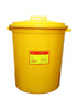 Многоразовый бак для мусора медицинских всех отходов (Класс А,Б,В,Г) с крышкой 65л.